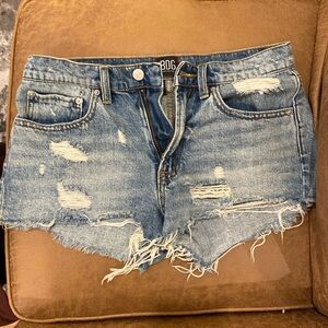 Urban Outfitters distressed denim jean shorts